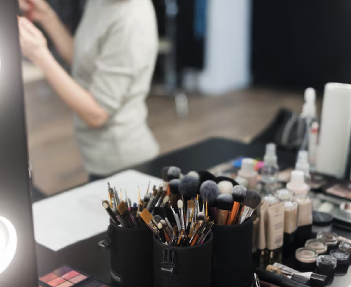 Tools and materials used at Salon Cornwall